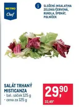 Makro SALÁT TRHANÝ MISTICANZA nabídka