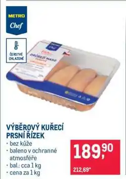Makro VÝBĚROVÝ KUŘECÍ PRSNÍ ŘÍZEK nabídka