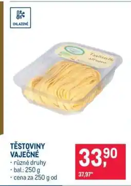 Makro Těstoviny vaječné nabídka