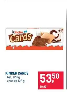 Makro KINDER CARDS nabídka