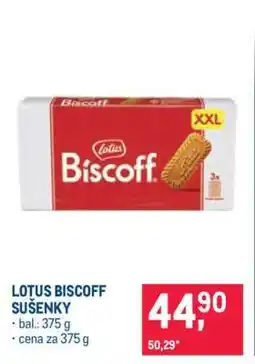 Makro Lotus Biscoff sušenky nabídka