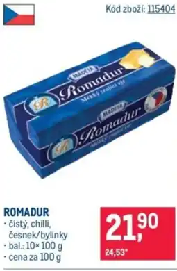 Makro MADETA Romadur nabídka