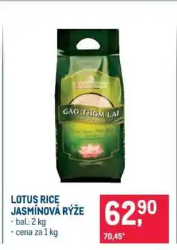 Makro Lotus Rice Jasmínová rýže nabídka