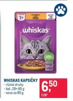 Makro Whiskas Kapsičky nabídka