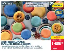 Makro 18DÍLNÉ JÍDELNÍ SADY URBAN, STAY, KALEIDO, DEPHI FILO, MILEFIORI nabídka