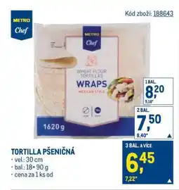 Makro Tortilla pšeničná nabídka