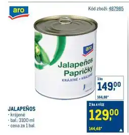 Makro Jalapeños nabídka