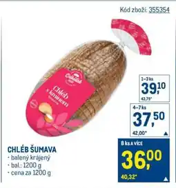 Makro Chléb Šumava nabídka