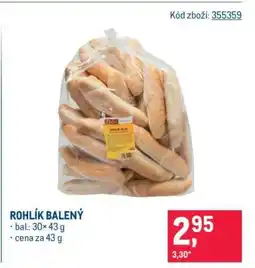 Makro Rohlík balený nabídka