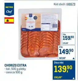 Makro Chorizo extra nabídka