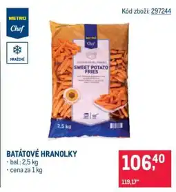 Makro Batátové hranolky nabídka