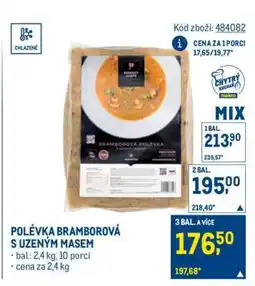 Makro POLÉVKA BRAMBOROVÁ S UZENÝM MASEM nabídka