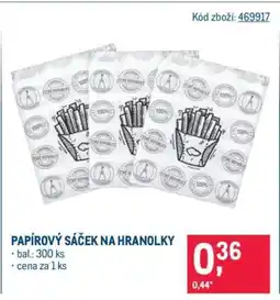 Makro PAPÍROVÝ SÁČEK NA HRANOLKY nabídka