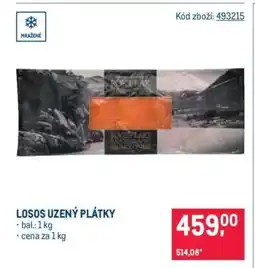 Makro Losos uzený plátky nabídka