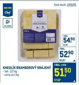 Makro KNEDLÍK BRAMBOROVÝ KRÁJENÝ nabídka