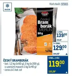 Makro Český bramborák nabídka