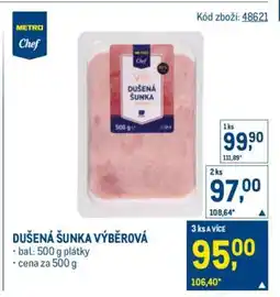 Makro Dušená šunka výběrová nabídka