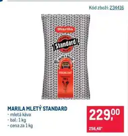Makro Marila Mletý Standard nabídka