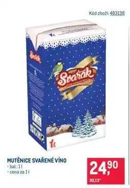 Makro MUTĚNICE SVAŘENÉ VÍNO nabídka