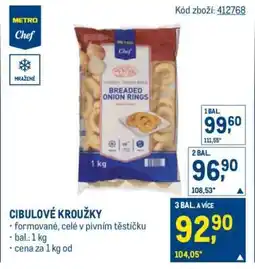 Makro Cibulové kroužky nabídka