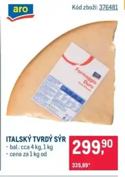 Makro Italský tvrdý sýr nabídka