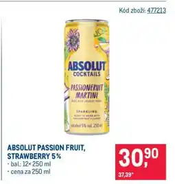 Makro ABSOLUT PASSION FRUIT, STRAWBERRY 5 % nabídka