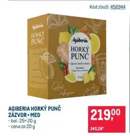 Makro AGIBERIA HORKÝ PUNČ ZÁZVOR+MED nabídka