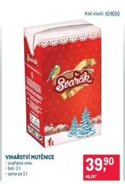 Makro Vinařství Mutěnice nabídka