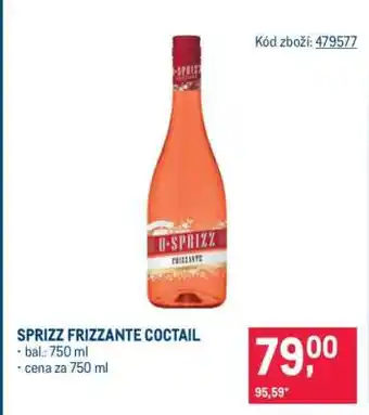 Makro SPRIZZ FRIZZANTE COCTAIL nabídka