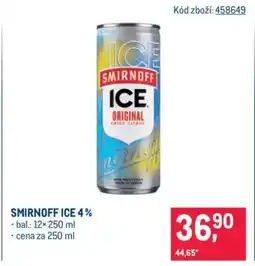 Makro Smirnoff Ice 4 % nabídka