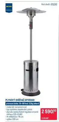 Makro PLYNOVÝ OHŘÍVAČ GPH5000 nabídka