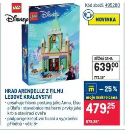 Makro HRAD ARENDELLE Z FILMU LEDOVÉ KRÁLOVSTVÍ nabídka