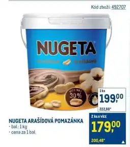 Makro NUGETA Arašídová pomazánka nabídka