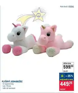 Makro Plyšový jednorožec nabídka