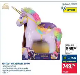 Makro PLYŠOVÝ WILDSTAR SE ZVUKY nabídka