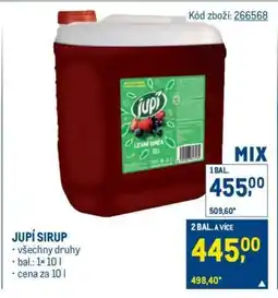 Makro Jupí sirup nabídka