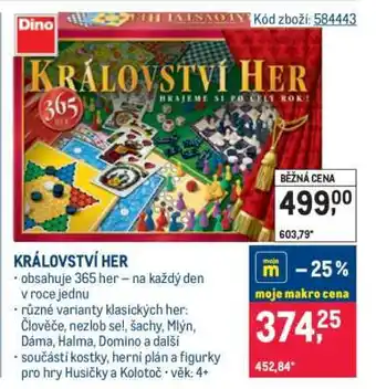 Makro Království her nabídka