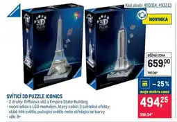 Makro SVÍTÍCÍ 3D PUZZLE ICONICS nabídka