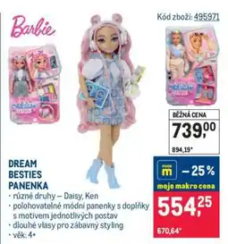 Makro DREAM BESTIES PANENKA nabídka