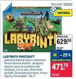 Makro LABYRINTH MINECRAFT nabídka