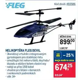 Makro HELIKOPTÉRA FLEG DEVIL nabídka
