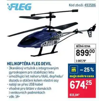 Makro HELIKOPTÉRA FLEG DEVIL nabídka