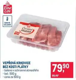 Makro Vepřová krkovice bez kosti – plátky nabídka