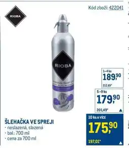 Makro Šlehačka ve spreji nabídka