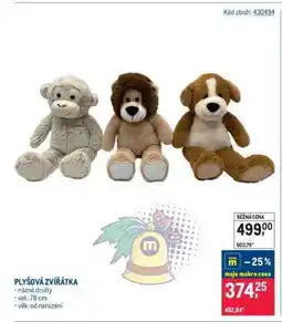 Makro PLYŠOVÁ ZVÍŘÁTKA nabídka