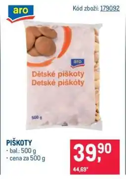 Makro Piškoty nabídka