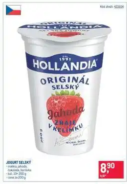 Makro Jogurt Selský nabídka
