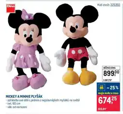 Makro MICKEY A MINNIE PLYŠÁK nabídka