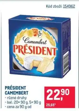 Makro Président camembert nabídka