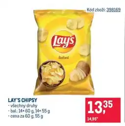 Makro Lay’s Chipsy nabídka